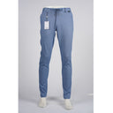 CARSON Trousers Lightblue Plain Jersey