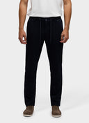 CARSON Trousers Navy Jersey