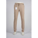 CARSON Trousers Sand Jersey